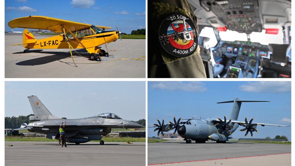 Luxembourg Defence Open Air Days / Außergewöhnlicher Betrieb: Mehrere Militärflugzeuge landen am Findel
