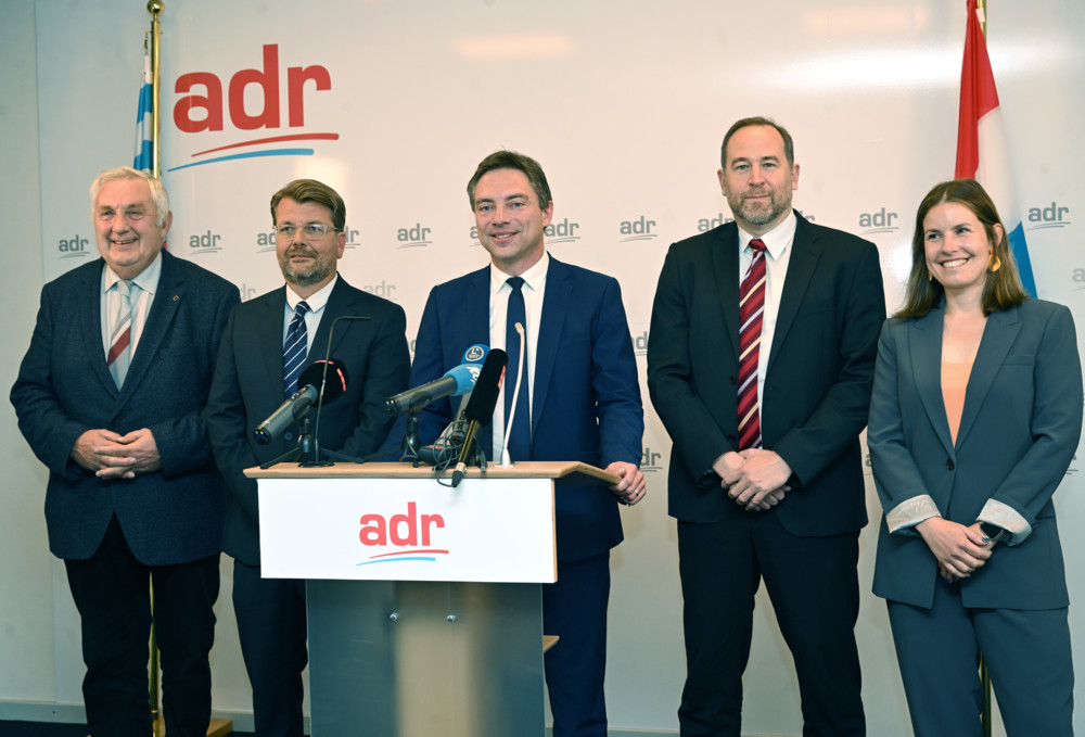 Chamber / „Rentrée parlementaire“ der ADR: Man bleibt sich treu