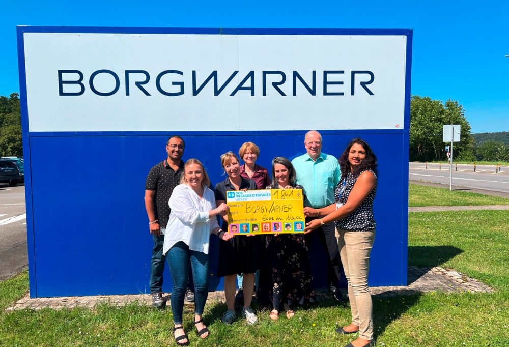 Spende / BorgWarner sammelt 1.841 Euro für Schulbau in Marokko