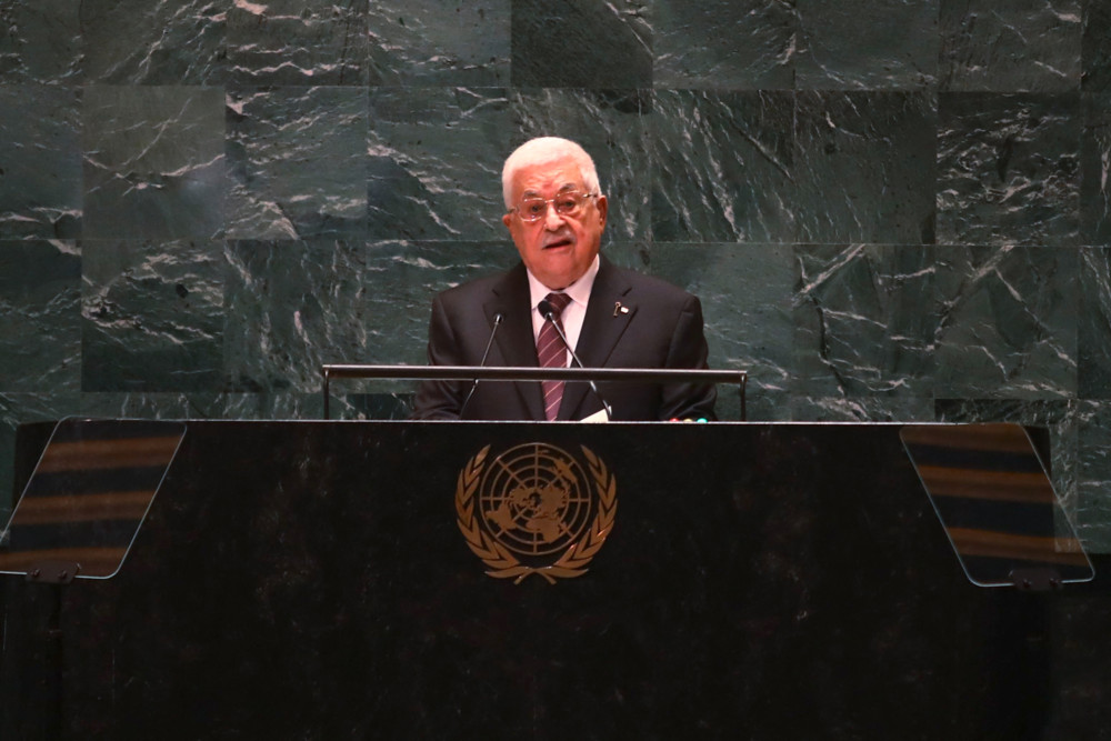 Nahost / Palästinenserpräsident Abbas fordert Stopp der Waffenlieferungen an Israel