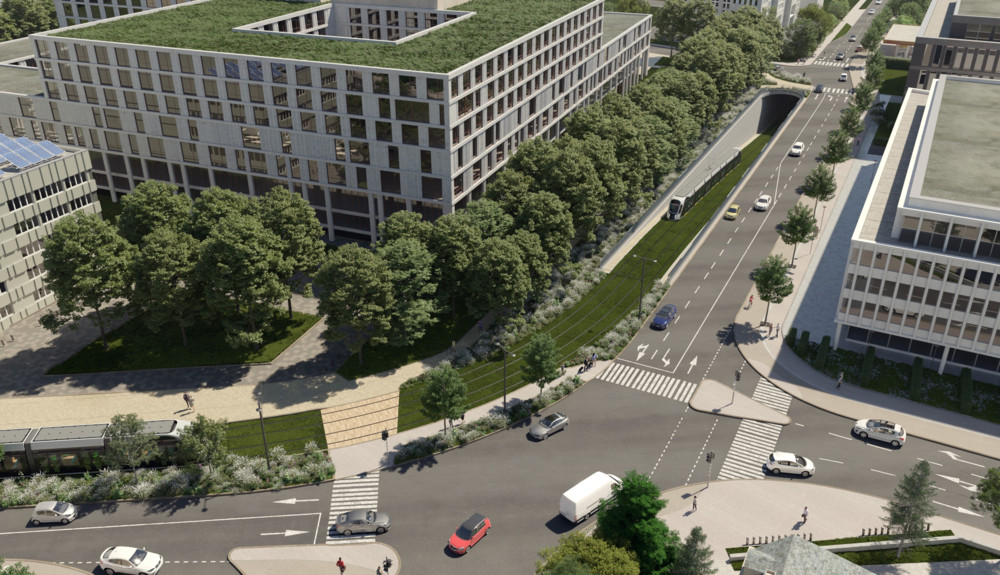 Luxemburg-Stadt / Ein Tunnel für die Tram – So soll die neue Strecke an der der Arloner Straße aussehen
