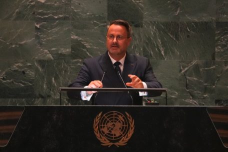 Generalversammlung / Russland, Zweistaatenlösung, UNO-Reform: Außenminister Bettel holt zum Rundumschlag aus