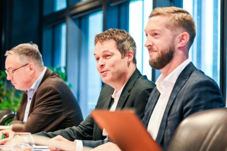 Patrick Schnell, Eric Bleyer und Jean-Marc Zahlen (v.l.n.r.)