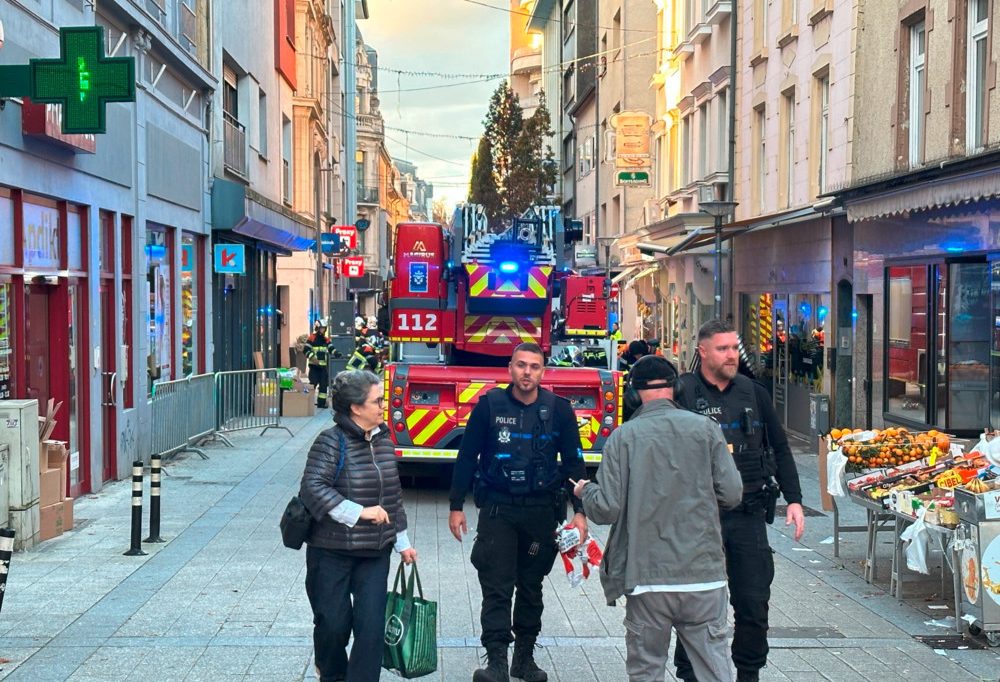 Esch / Rauchentwicklung löst Feuerwehreinsatz in avenue de la Gare aus