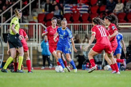 EM-Qualifikation / Mutig dagegengehalten: FLF-Damen verlieren 0:4 gegen Schweden