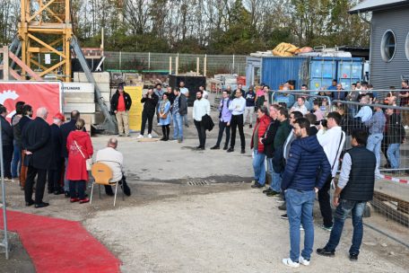 Schifflingen / Grundsteinlegung für die neuen Gemeindeateliers