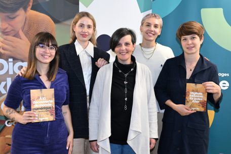 Die Mannschaft von GoldenMe (v.l.n.r.): Cécilia Said Vieira, Frédérique Wolff, Letizia Vocaturo, Mara Kroth und Anne Frausing