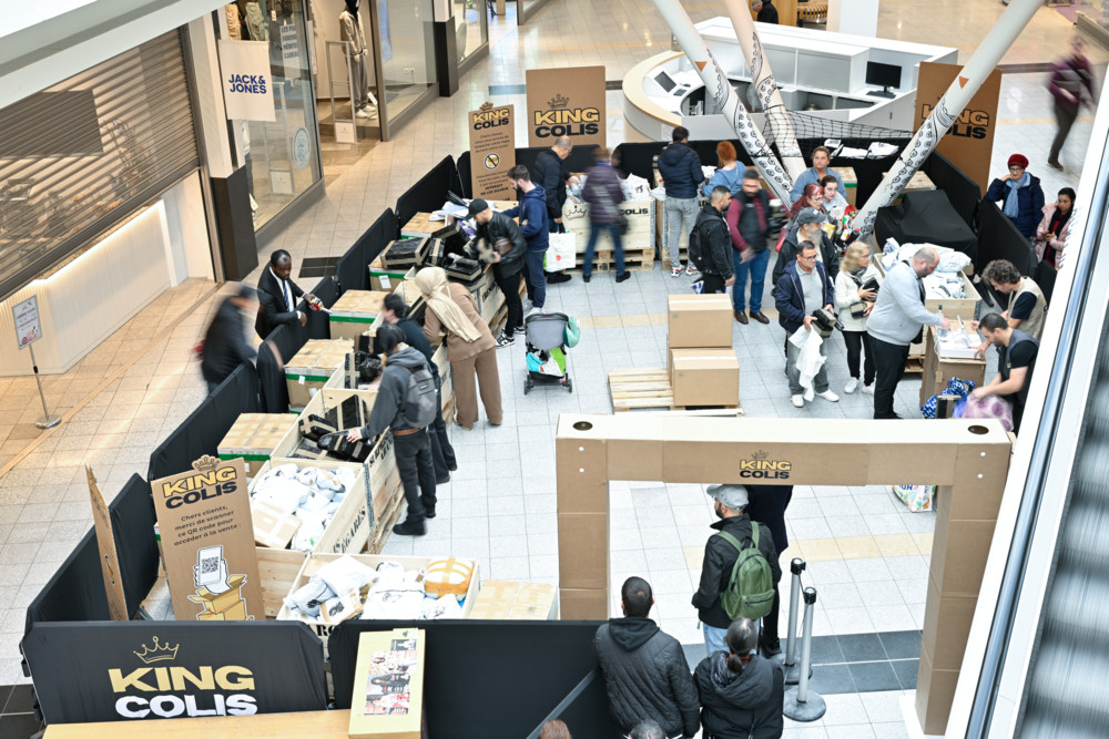 Am Dienstag / Rush auf Paket-Irrläufer im Belval Plaza