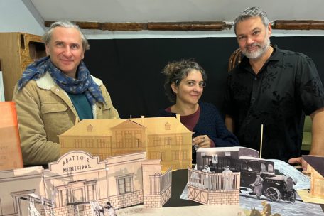 De g.: Benoît Faivre, Judith Chomel et Tommy Laszlo