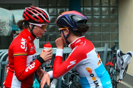 Radsport verbindet: Chantal Hoffmann und Christine Majerus