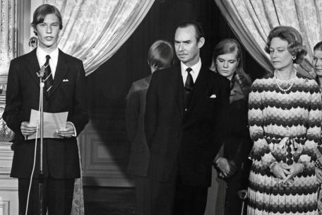 Henri wird Erbgroßherzog (1976), rechts seine Eltern
