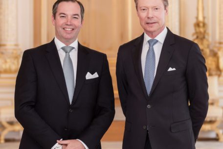 Sohn und Vater: Erbgroßherzog Guillaume und Großherzog Henri