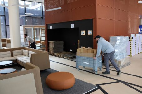 Statec in Belval  / Mit Tutorial-Video und Jeunesse-Wimpel: Wenn eine Behörde umzieht