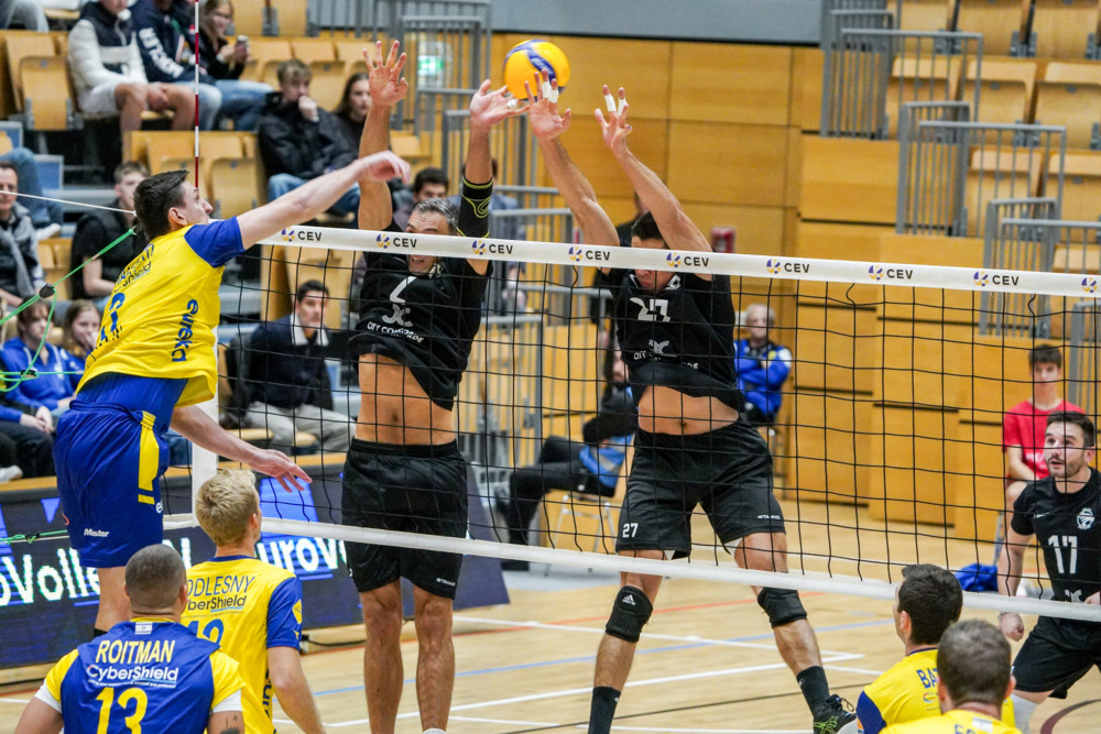 Volleyball / Challenge Cup: Maccabi Tel Aviv eine Nummer zu stark für Bartringen