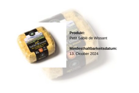 Luxemburg / Delhaize ruft „Petit Sablé de Wissant“ der Marke Frères Bernard zurück