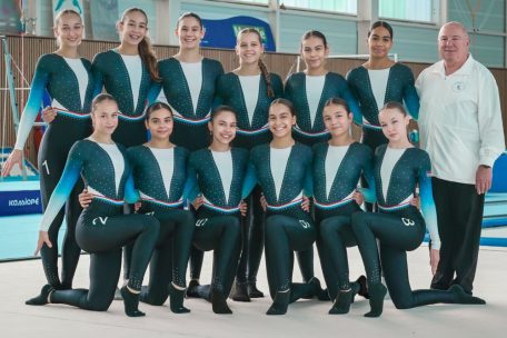 Das offizielle Foto der luxemburgischen Mannschaft, die am Mittwoch bei der EM in Baku antreten wird