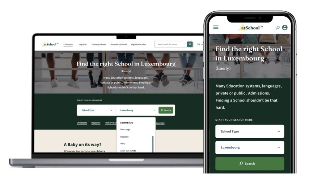 atSchool.lu / Neue Plattform soll Eltern bei der Auswahl von Schule und Kindergarten helfen
