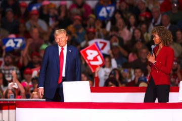 US-Wahlkampf / Harris wirft Trump Entwürdigung des US-Präsidentenamtes durch Vulgärsprache vor