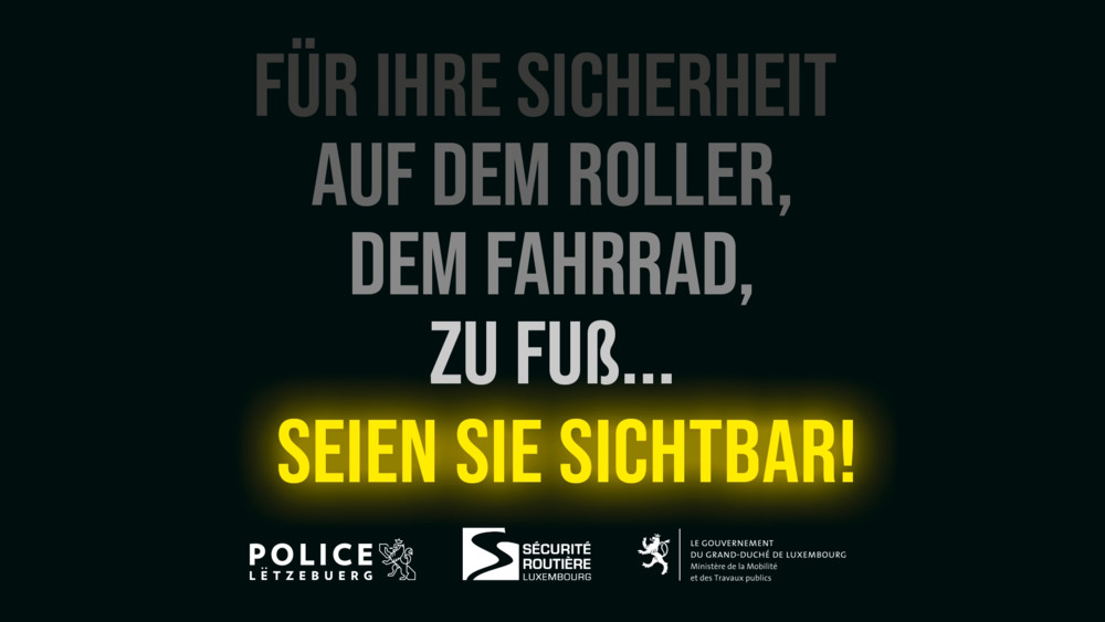 Sicherheitskampagne / Unfallrisiko Dunkelheit: So können Fußgänger und Radfahrer ihre Sichtbarkeit erhöhen