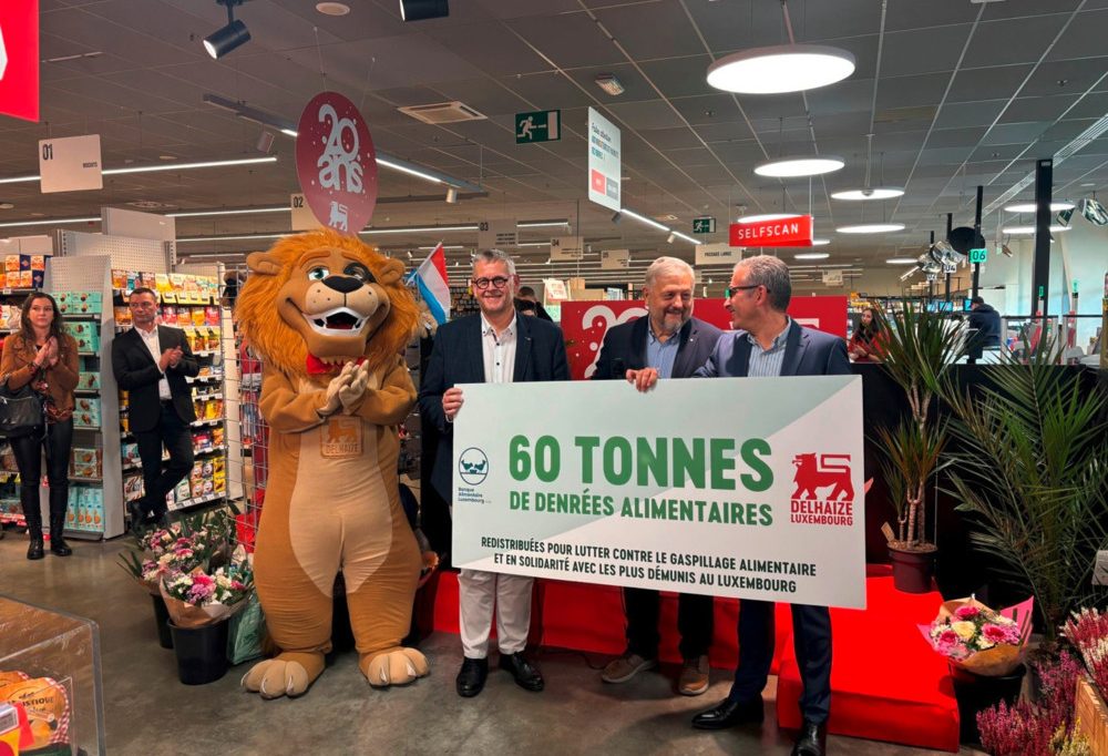 Luxemburg / Supermarktkette und Lebensmittelbank retten 60 Tonnen Nahrung
