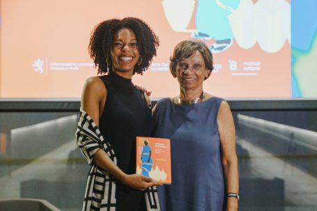 Bei der Buchpräsentation zusammen mit Nadia Mellina