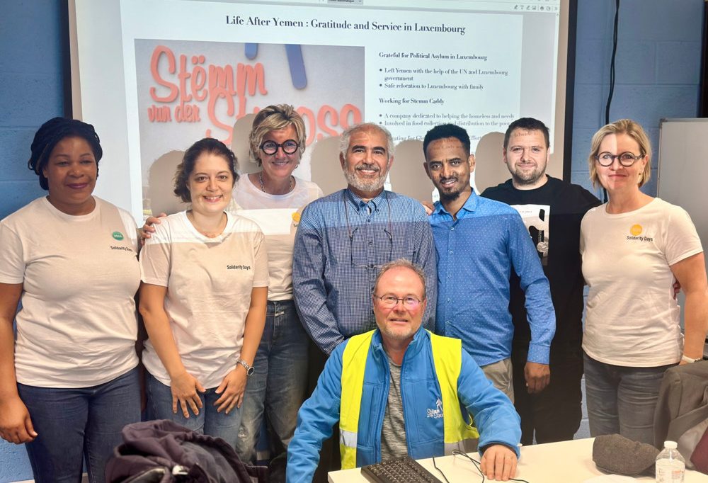 Freiwilligenaktivitäten  / Solidarität mit der „Stëmm vun der Strooss“