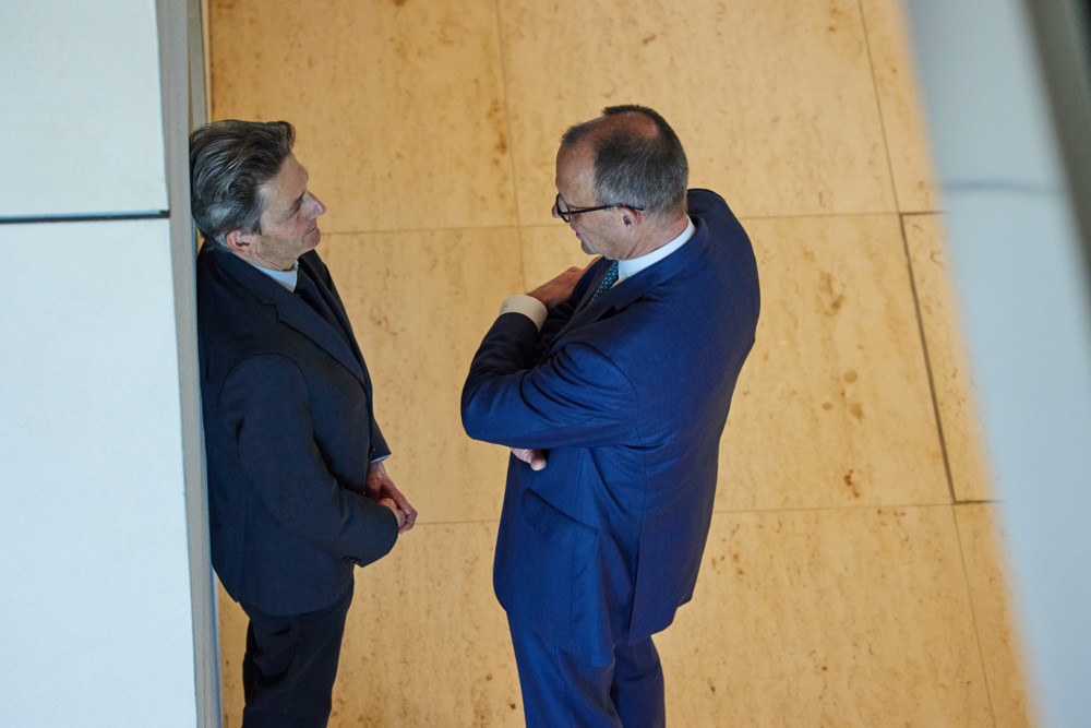 Deutschland / Merz und Mützenich sollen es jetzt für den Kanzler richten