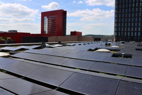 Photovoltaikanlage auf der „Maison du Savoir“ in Belval