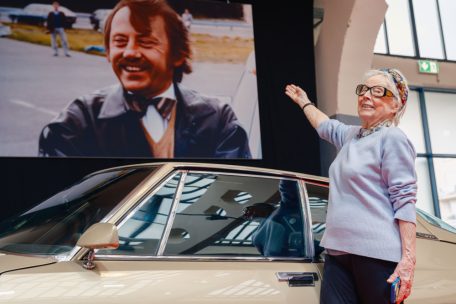 Ehrengast: Die Witwe von Robert Opron, Geneviève Opron