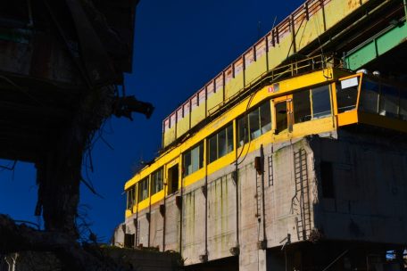 Ein Teil der Stranggussanlage