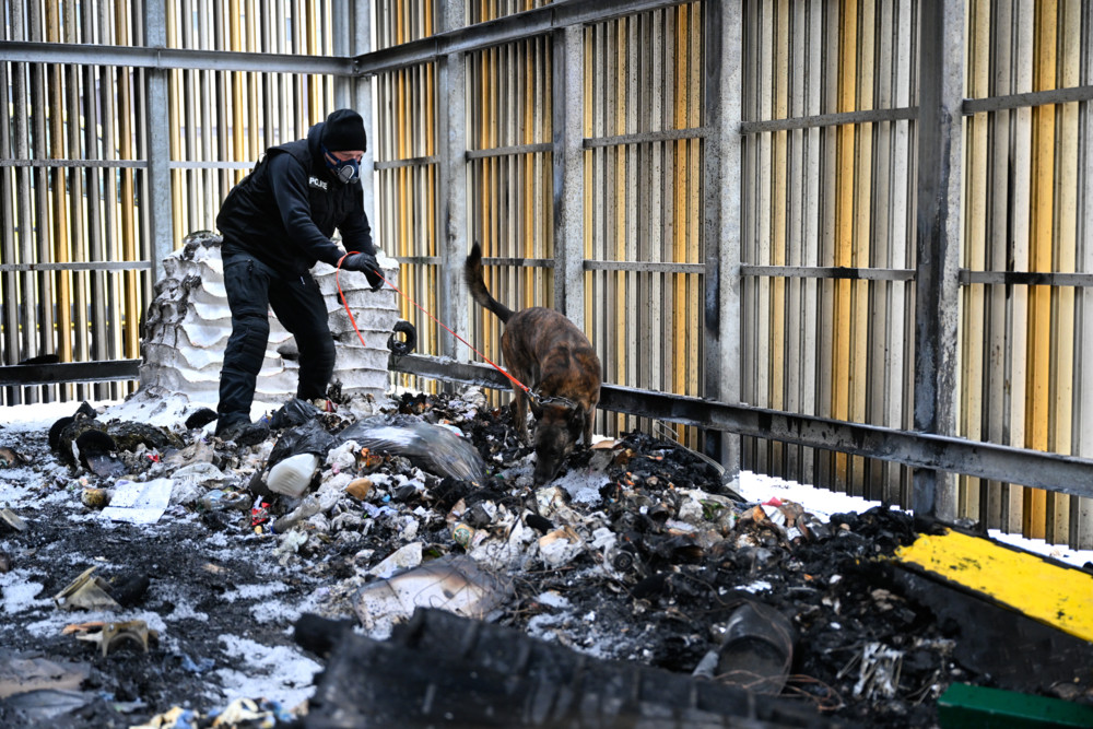 Galerie / Nach dem Brand im Müllraum der Internationalen Schule in Differdingen