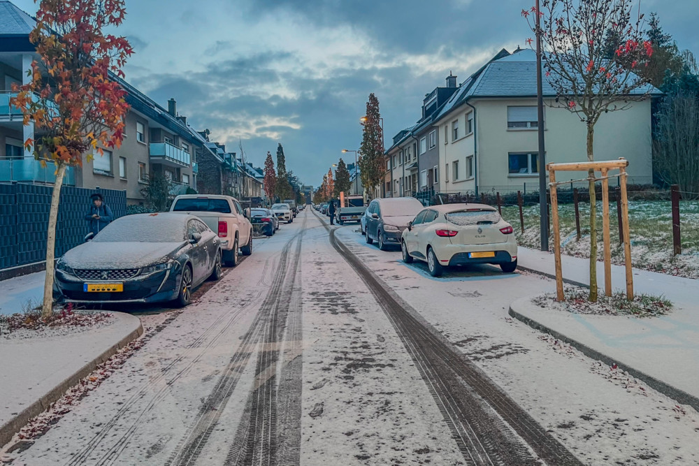 Schneefall in Luxemburg / Meteolux warnt am Freitag vor teils rutschigen Straßen
