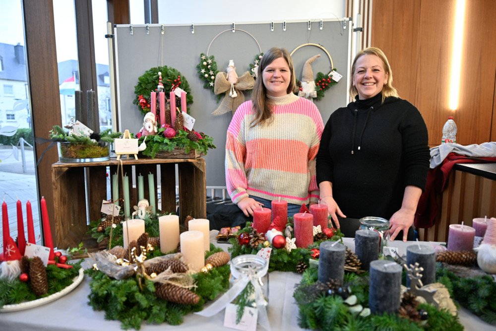 Bilderstrecke / Bergem: Weihnachtliche Stimmung auf der Winteredition des „Konscht- an Hobbymaart“