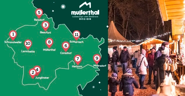 Kleine Luxemburger Schweiz / Winterzauber im Müllerthal: Wanderungen und Weihnachtsmärkte