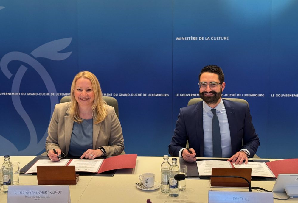 Kulturpolitik / Saarland und Luxemburg unterzeichnen Abkommen zur gemeinsamen Kulturförderung