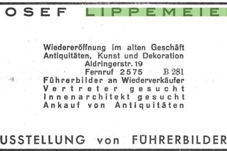 Publicité pour le marchand L., Luxemburger Wort, 9.11.1940, p. 12