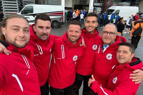 Die Luxemburger Delegation – die gleiche wie in Dijon – vergangenes Jahr bei der EM in Albertville