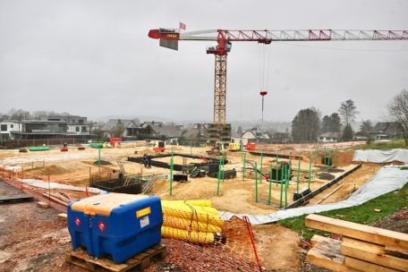 Junglinster / Ferigstellung der Großbaustelle auf voraussichtlich Ende 2026 festgelegt