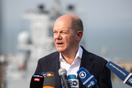 Der deutsche Bundeskanzler Olaf Scholz