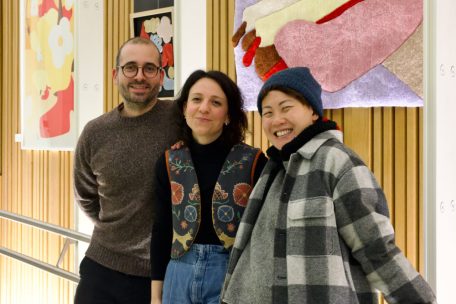 Ein Team (v.l.n.r.): Éric Lamhène, Nadine Rocco und Rae Lyn Lee