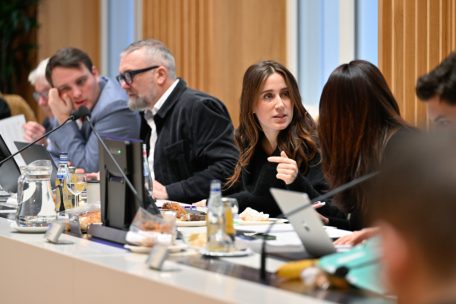 Liz Braz (LSAP) während der Haushaltsdebatte am Freitag
