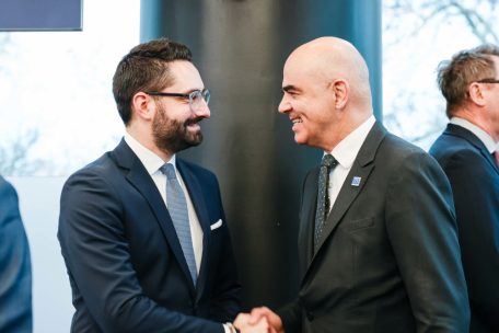 V.l.: Eric Thill, Kulturminister, und Alain Berset, Generalsekretär des Europarats