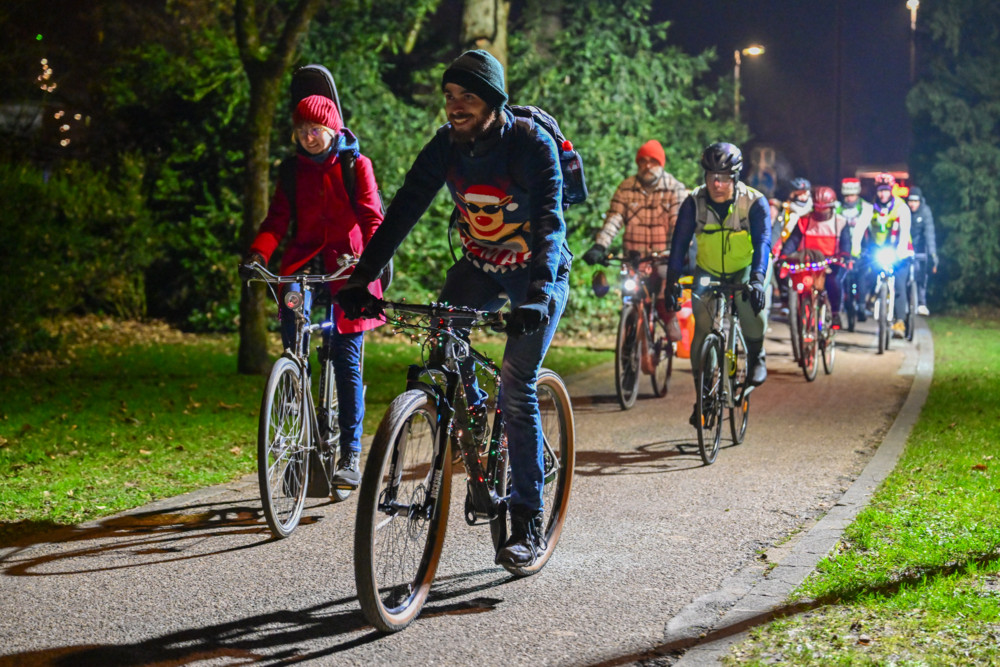 Luxemburg-Stadt / „Christ-Mass Bike Ride“ am Freitagabend