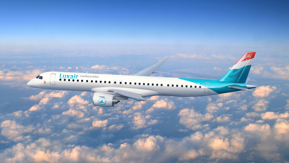 Embraer E195-E2 / Luxair bestellt zwei weitere Maschinen