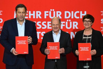 Deutschland / Kanzlerkandidat Olaf Scholz präsentiert SPD-Wahlprogramm