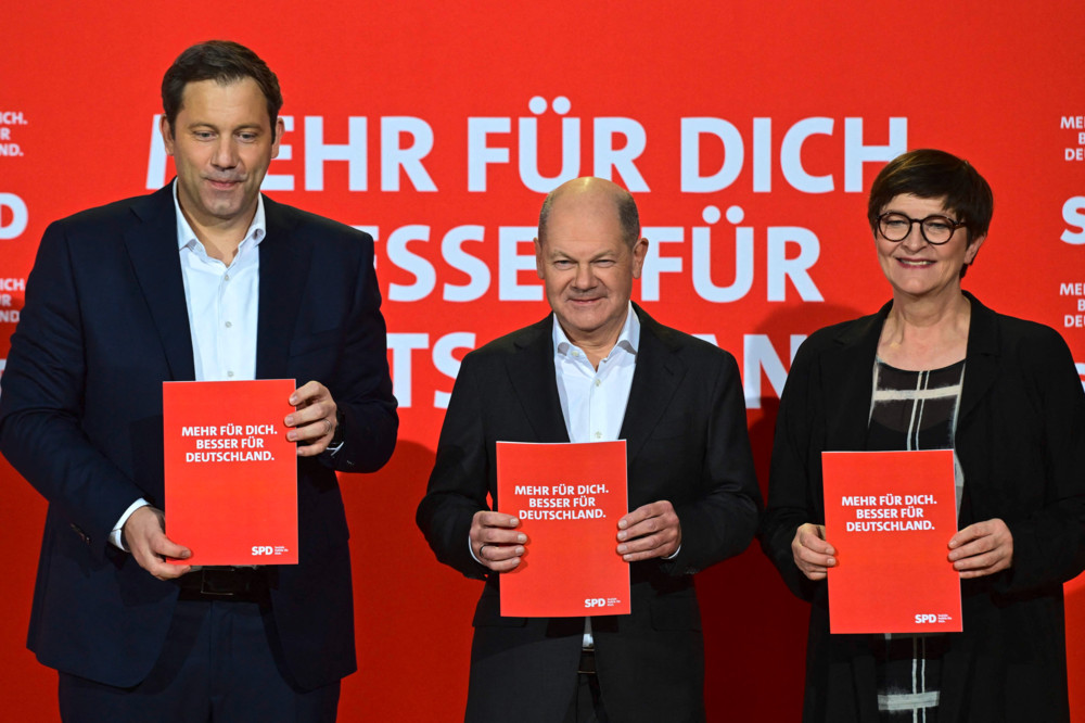 Deutschland / Kanzlerkandidat Olaf Scholz präsentiert SPD-Wahlprogramm