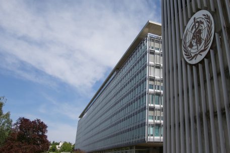 Der Hauptsitz der WHO in Genf