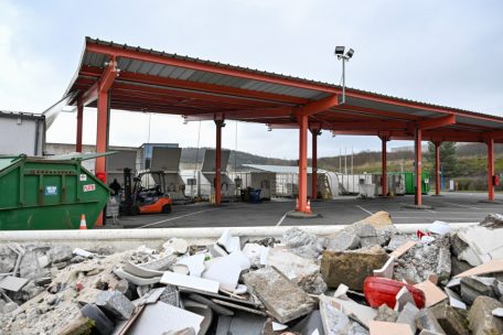 Der Recyclinghof erhält u.a. einen neuen Zaun