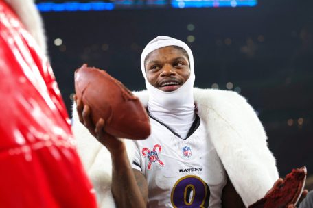 Lamar Jackson führte die Baltimore Ravens zum ungefährdeten Erfolg