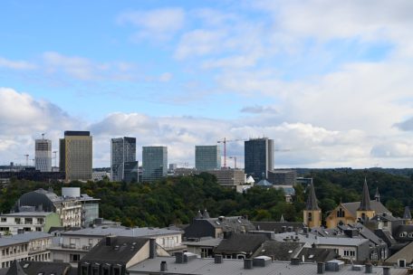 Magnet für viele Arbeitskräfte aus dem Ausland: Luxemburg-Stadt und das Kirchberg-Plateau